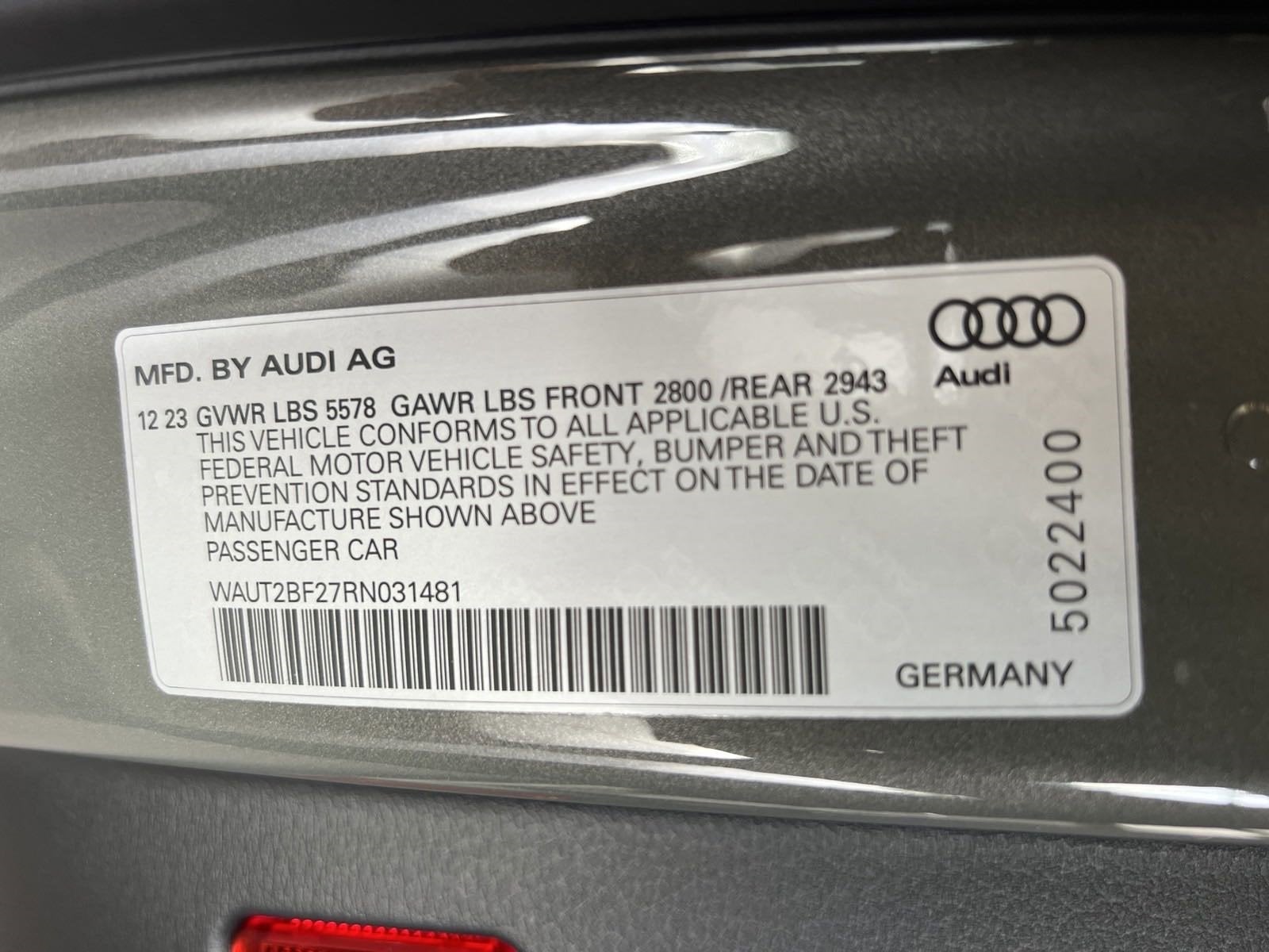 2024 Audi A7 Premium